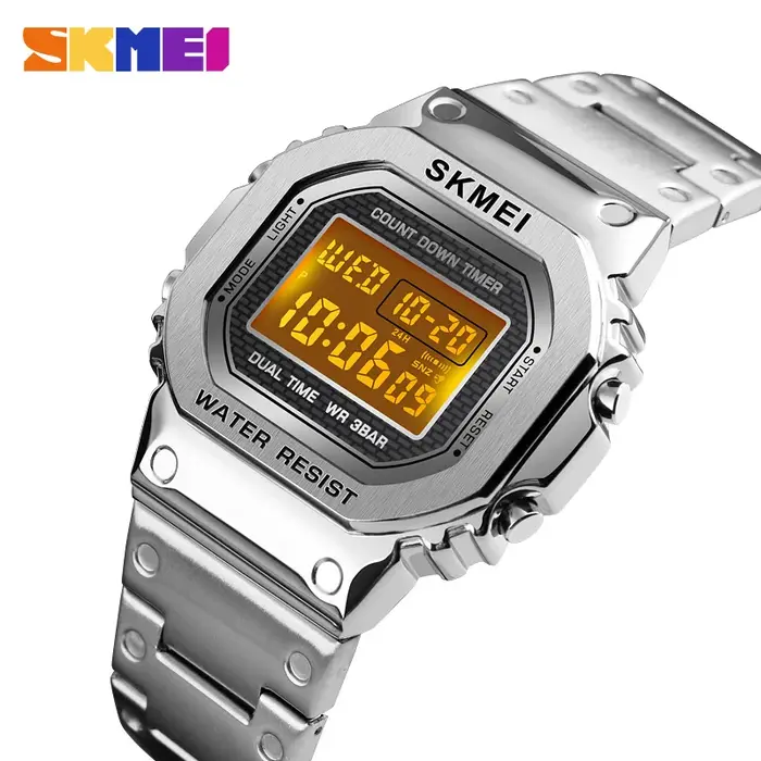 Skmei-Montre-bracelet numérique étanche pour homme