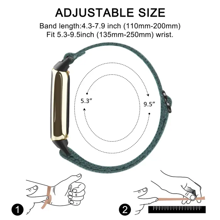 Bracelet de montre élastique pour Fitbit Luxe
