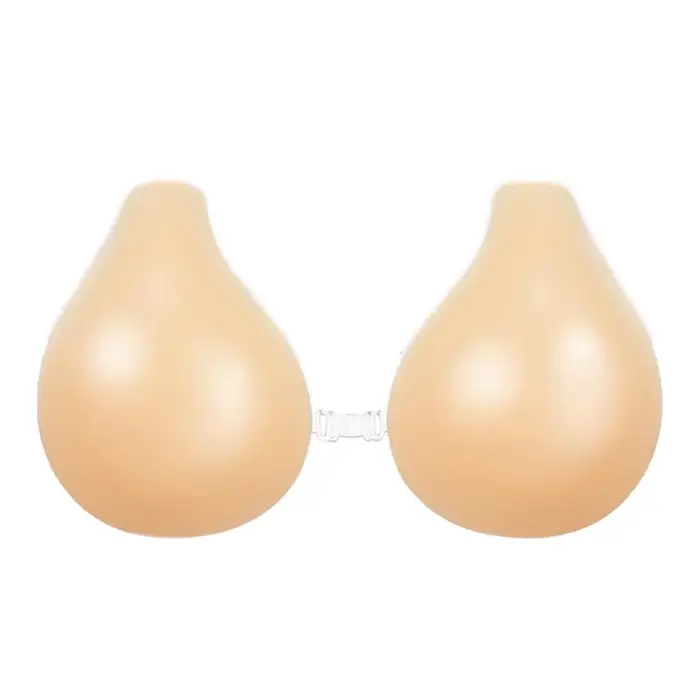 Soutien-gorge collant Push Up pour femmes, couvre-mamelon, sans bretelles, dos nu, adhésif, sous-vêt
