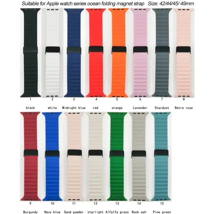 Bracelet océan pour Apple Watch 10 9 8 7 Ultra