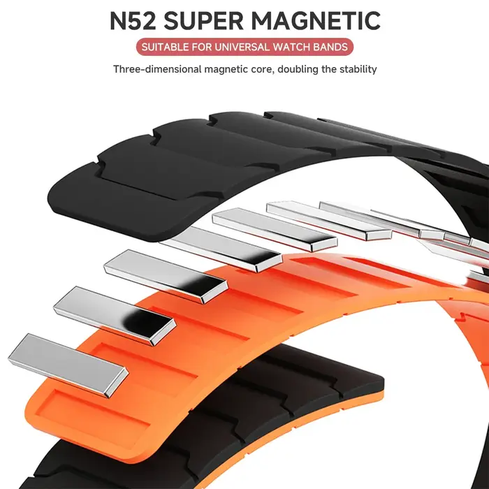 Bracelet en silicone magnétique pour Samsung Galaxy Watch
