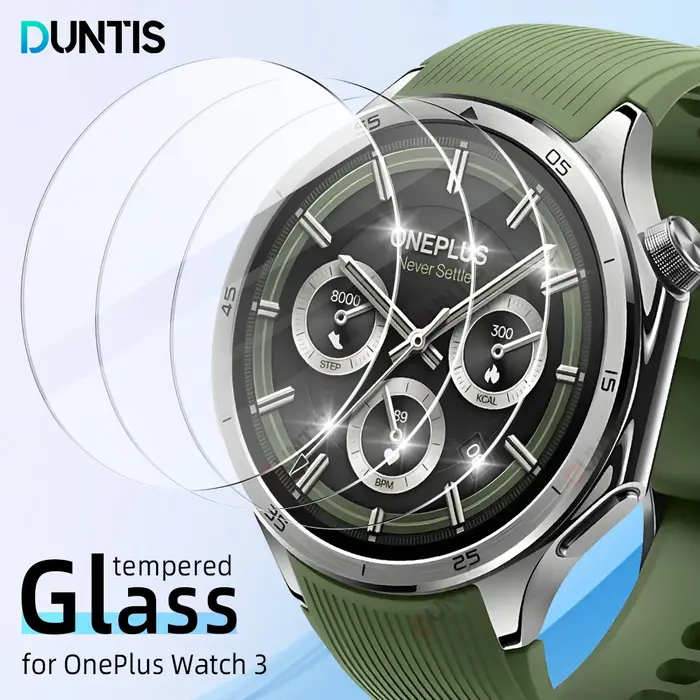 Protecteur d'écran en verre trempé pour OnePlus Watch 3