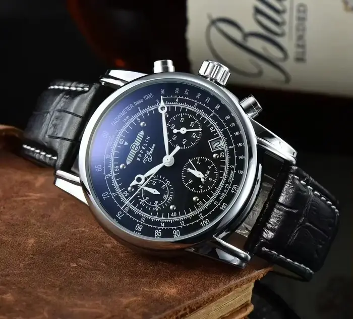Nouvelle Montre Classique Rétro Zeppelin 2026 – Chronographe Multifonction Tendance pour Homme