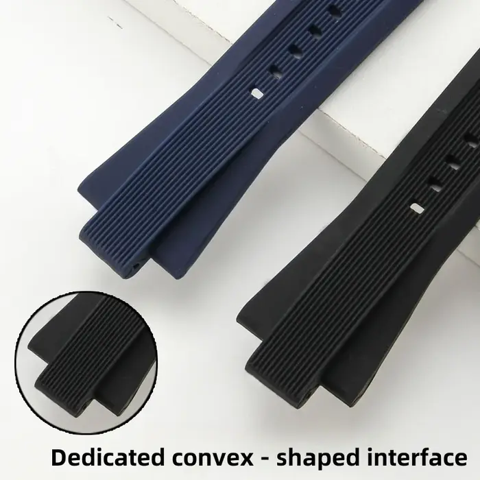 Bracelet de montre en caoutchouc de silicone
