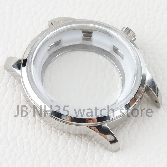 Boîtier de montre NH35 argent/or Rose 40mm