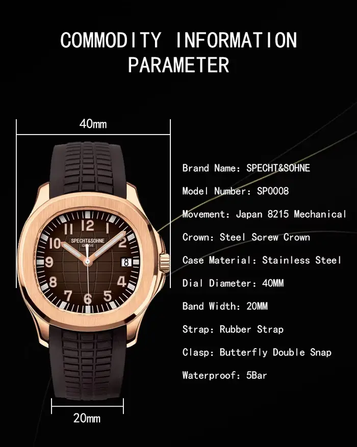 Specht & Sohne marque montres mécaniques automatiques