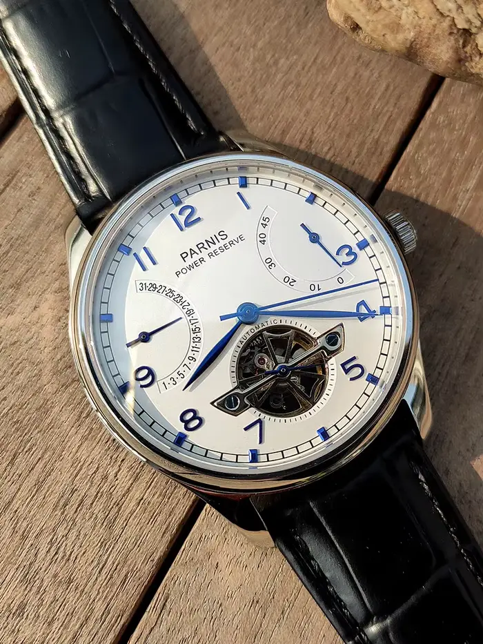 Montre mécanique automatique Parnis Business pour homme