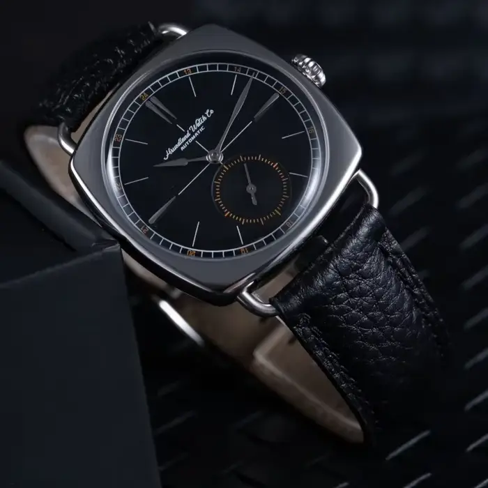 Hruodland 2025 montre mécanique pour hommes mouette St1701 36mm carré verre minéral acier inoxydable étanche 10Bar Reloj Hombre