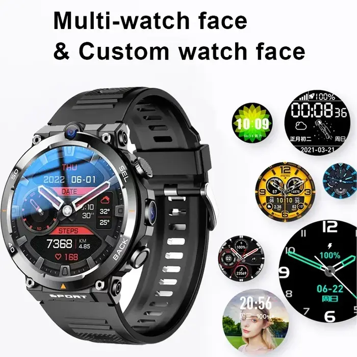 Montre intelligente réseau 4G pour hommes et femmes