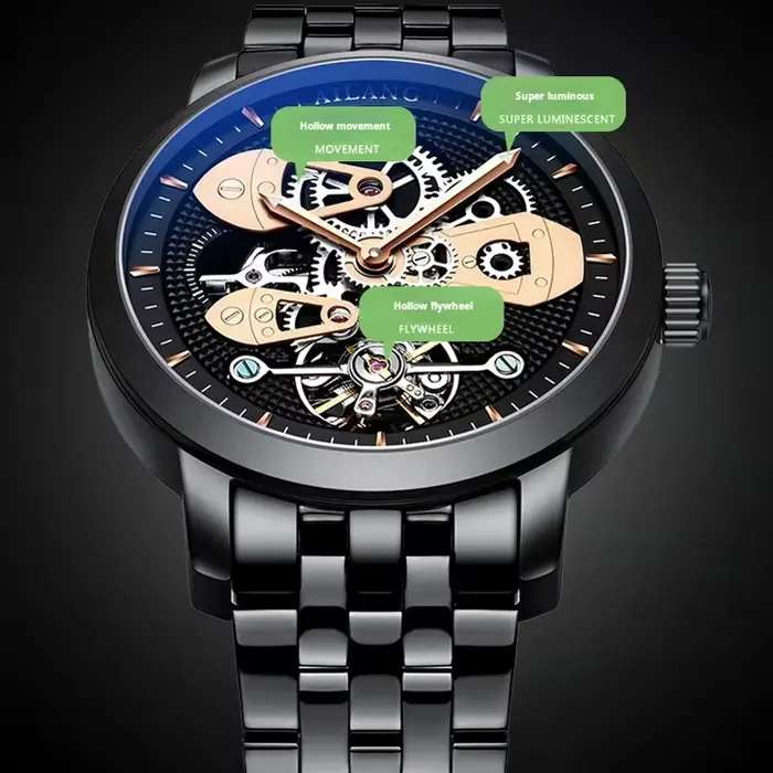 Montre mécanique automatique de luxe 2026 Festival Ai LANG avec tourbillon