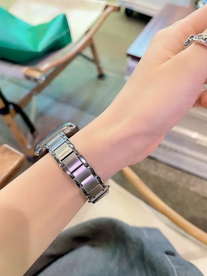 Bracelet en argent pour Apple Watch