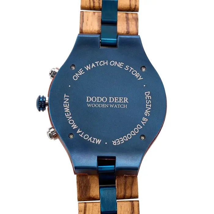 DODO DEER une montre à Quartz en bois pour hommes