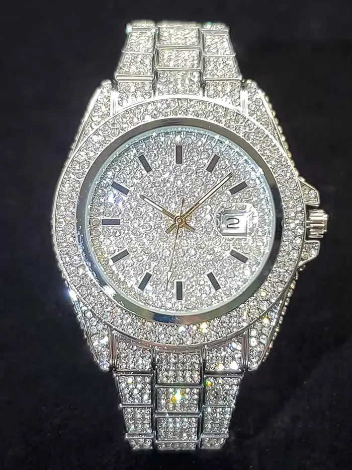 Montre à Quartz pour hommes avec calendrier montres-bracelets étanches