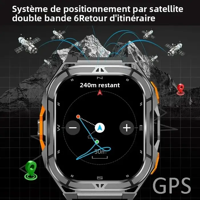 Montre connectée de luxe AMOLED