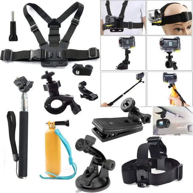 Accessoires pour Sony Action Cam HDR AS15 AS20 AS200V AS30V AS100V AZ1 mini FDR-X1000V/W 4 k