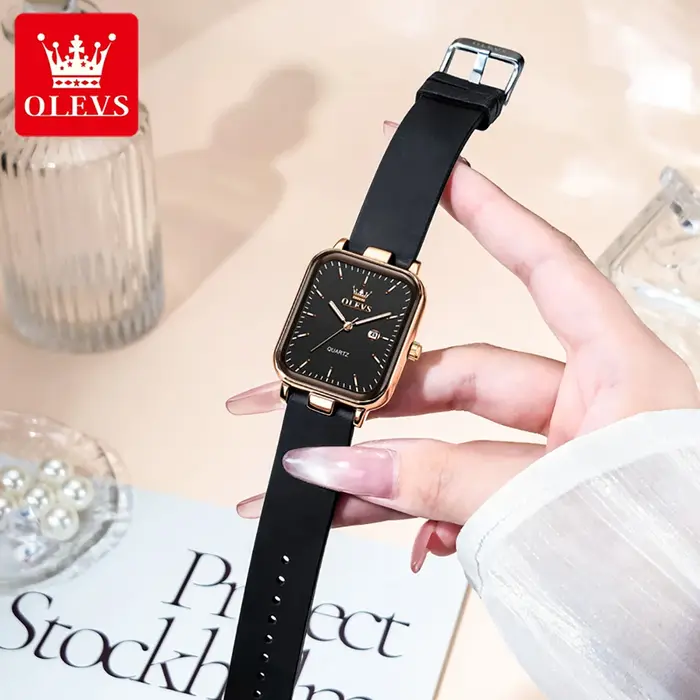 OLEVS 7089 montre pour femmes Top marque calendrier Quartz femme