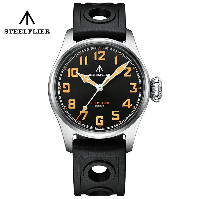 STEELFLIER officiel SF740V nouvelle montre-bracelet à Quartz Super C3 lumineux 200M étanche VH31 mouvement muet homme