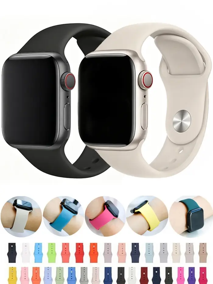 Bracelets en silicone pour Apple Watch
