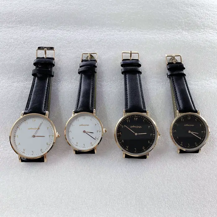 Montre-bracelet à quartz personnalisée avec logo personnalisé