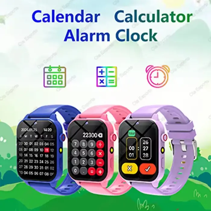 100 + jeu SmartWatch enfant HD écran éclairage musique montre intelligente garçon fille cadeau enfants