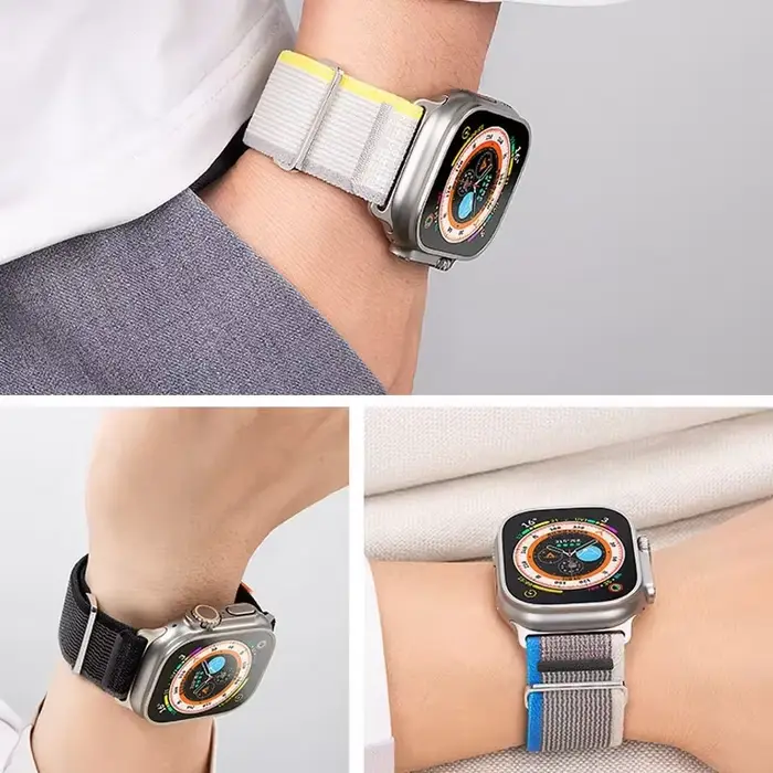 Boucle de sentier pour apple watch ultra 2 bandes 49mm 44mm 40mm 45mm 41mm 42mm 38 bracelet correa iWatch série 7 6 se 8 9 10 46mm sangles