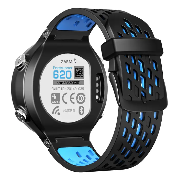 Bracelet de montre de sport souple bicolore pour Garmin Forerunner 735XT 235 230 630 620, bracelet de remplacement respirant pour la course à pied