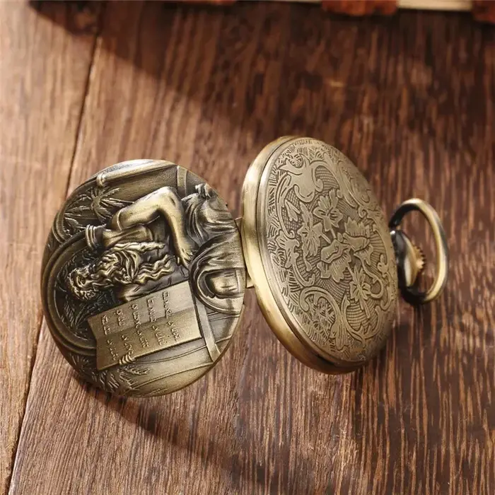 Montre de poche de jésus de Style Antique
