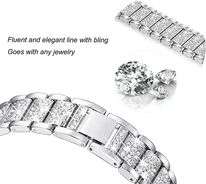 Bracelet en diamant pour Garmin Vivoactive 6 5 3