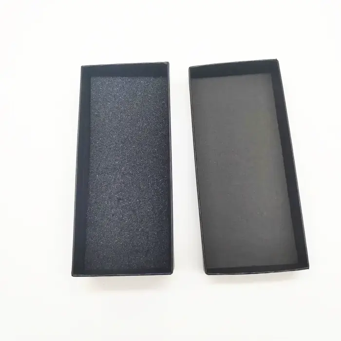 Boîte à montres, boîte de rangement pour montres en carton noir