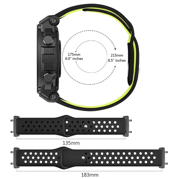 Ceintures pour Amazfit T Rex Trex 2 Pro Correa Bracelet respirant pour Huami