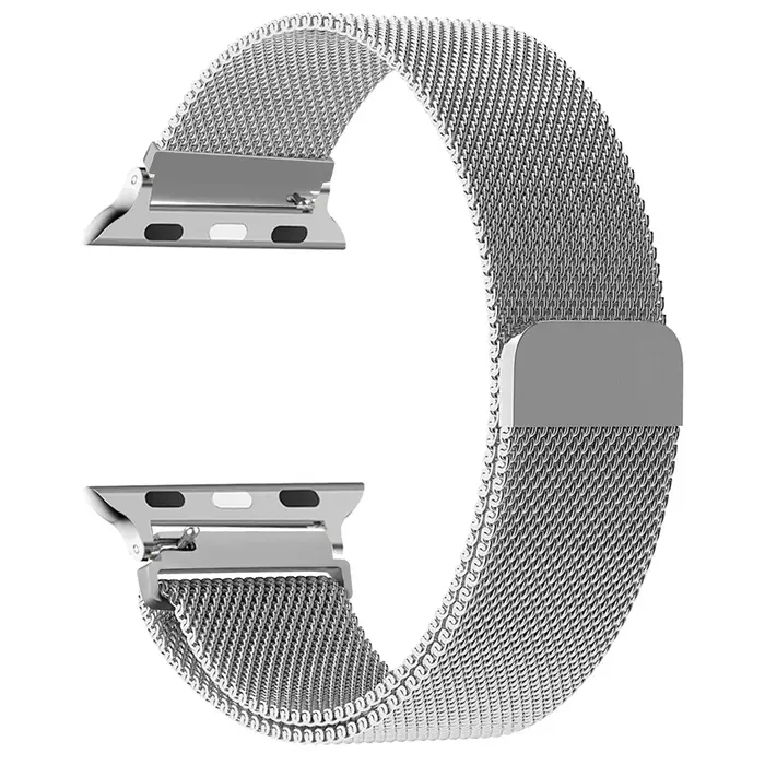 Bracelet Milanese Loop pour Apple Watch 44mm 40mm 45mm 49mm 41mm 38mm 42mm 44mm, compatible avec les