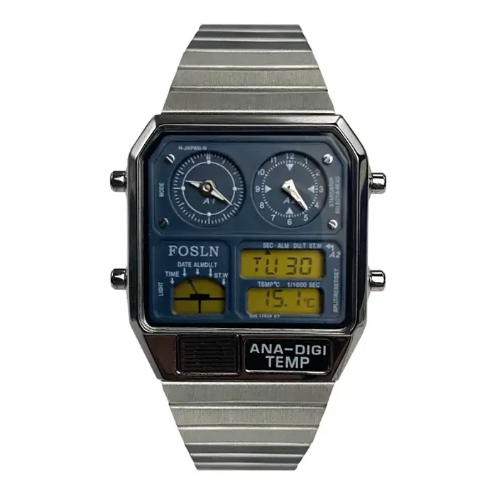 Montre électronique rétro avec affichage