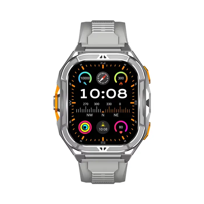 Montre connectée GPS pour hommes, robuste, pour l'extérieur, bande Duan, suivi précis des sports, su