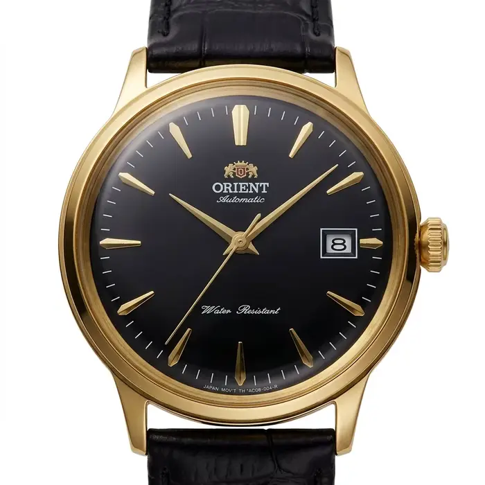 Montre automatique Orient Vintage pour homme, 21 rubis, date unique, lumineuse, bracelet en cuir de