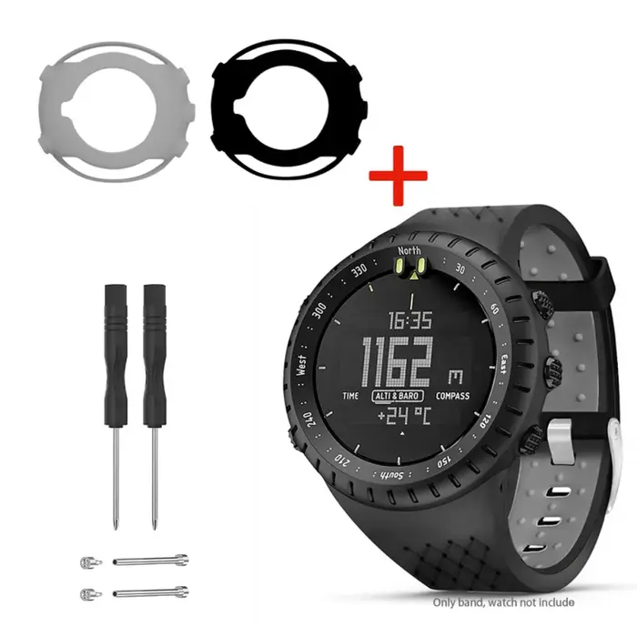 Housse de boîtier en TPU 2 en 1 + Bracelet de montre en Silicone