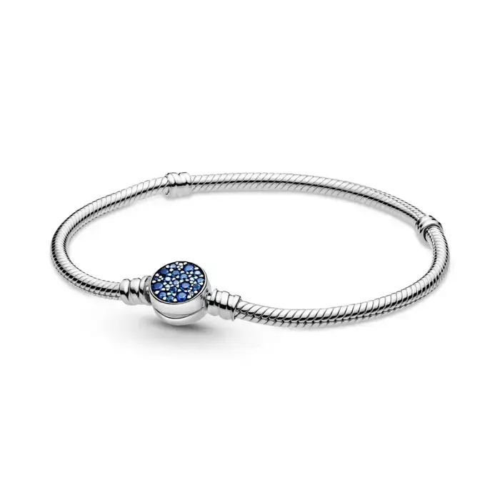 Bracelet chaîne serpent avec fermoir infini