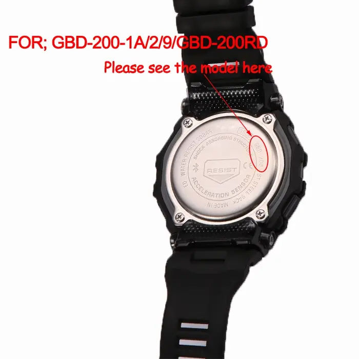 Bracelet de montre GBD200 pour Casio G-Squad GBD-200-1A GBD-200RD-4