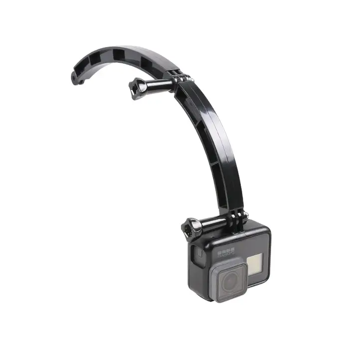 Pour Gopro 13 accessoires auto-Selfie bâton casque bras Extension incurvée 3 voies