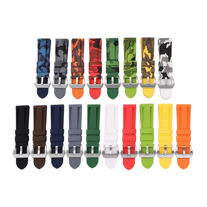 Bracelet de montre en caoutchouc pour Panerai