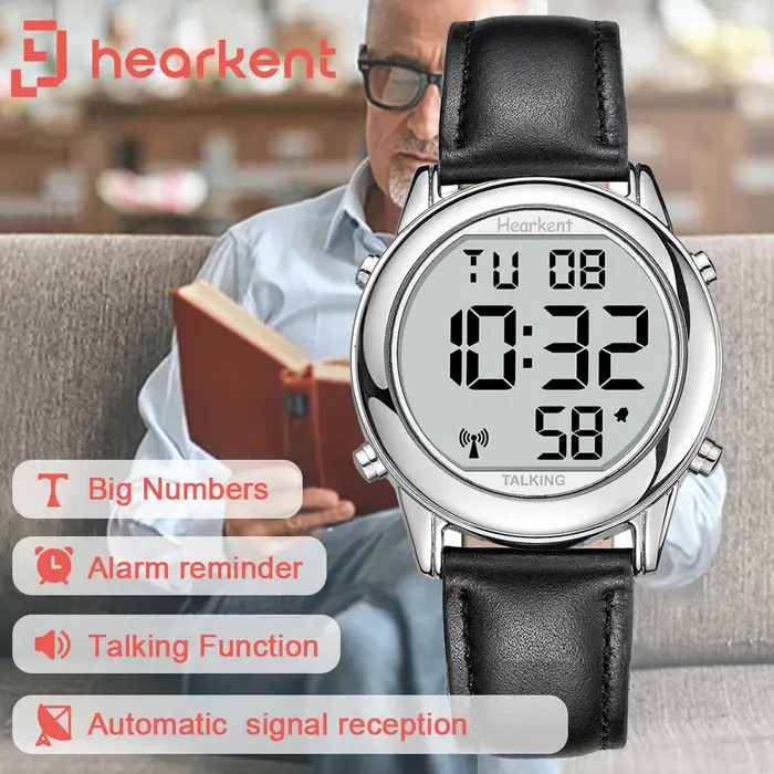 Hearkent-Montres pour hommes aveugles