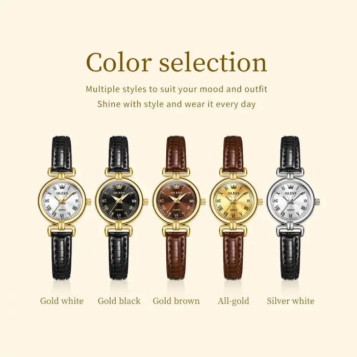 Montre OLEVS 5645 de luxe pour femme