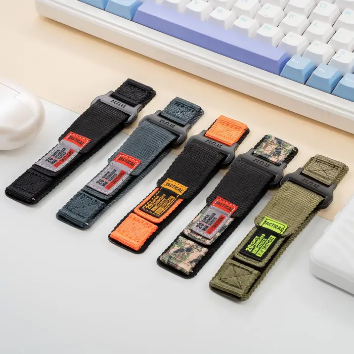 20 22mm pour Garmin Bracelet en Nylon facile à installer pour Forerunner 255/265/965