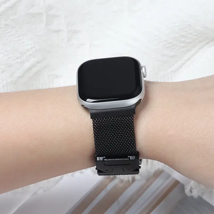 Bracelet à boucle milanaise pour Apple Watch