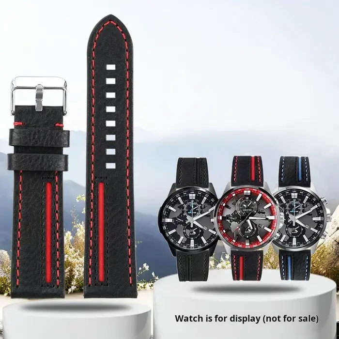 Bracelet de montre en cuir cirhide italien pour hommes