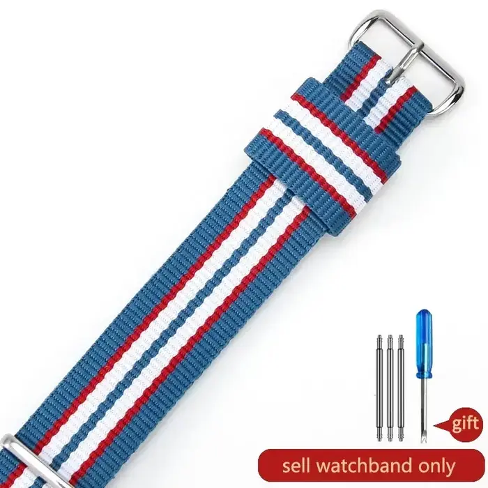 Bracelets de montre en nylon respirant respectueux de la peau