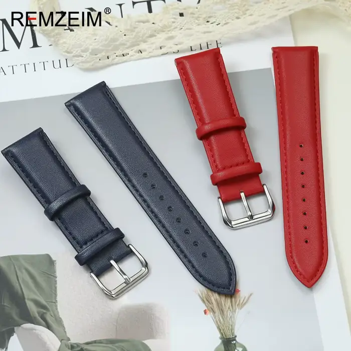 Bracelets de montre décontractés en cuir PU pour femmes
