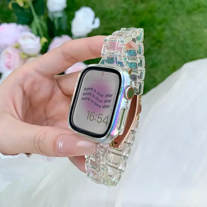 Bracelet Laser Transparent pour Apple Watch