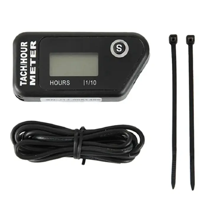 Compteur horaire de vitesse de moto inductif LCD