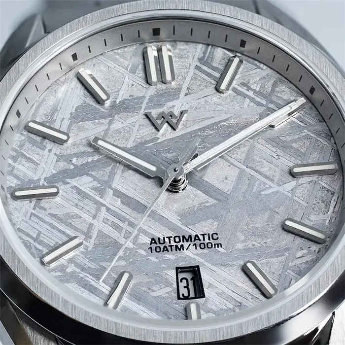 WM montre automatique mécanique hommes montres NH35 saphir limité météorite série 100M étanche homme Welly Merck