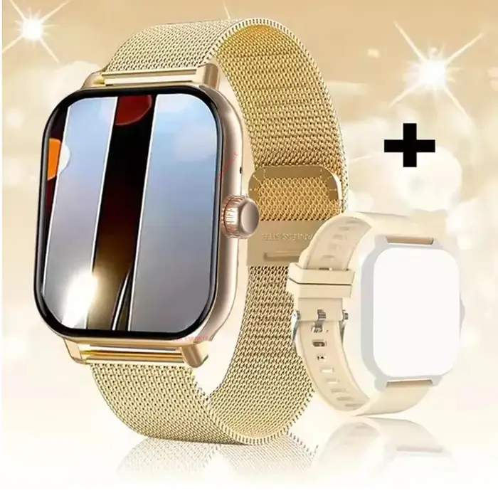 Montre intelligente cadran pour répondre aux appels suivi des calories 2.01 pouces fréquence cardiaque sang oxygène